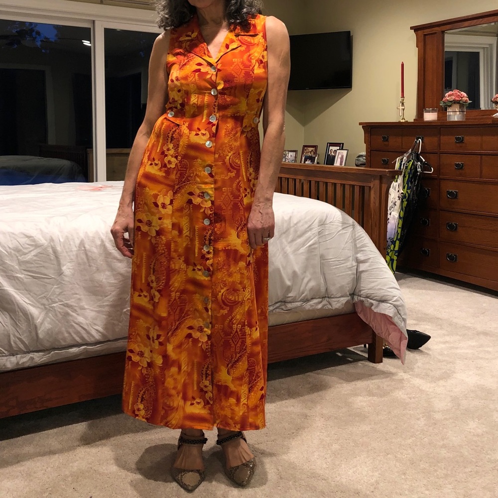 Cool, classy, bright summer dress